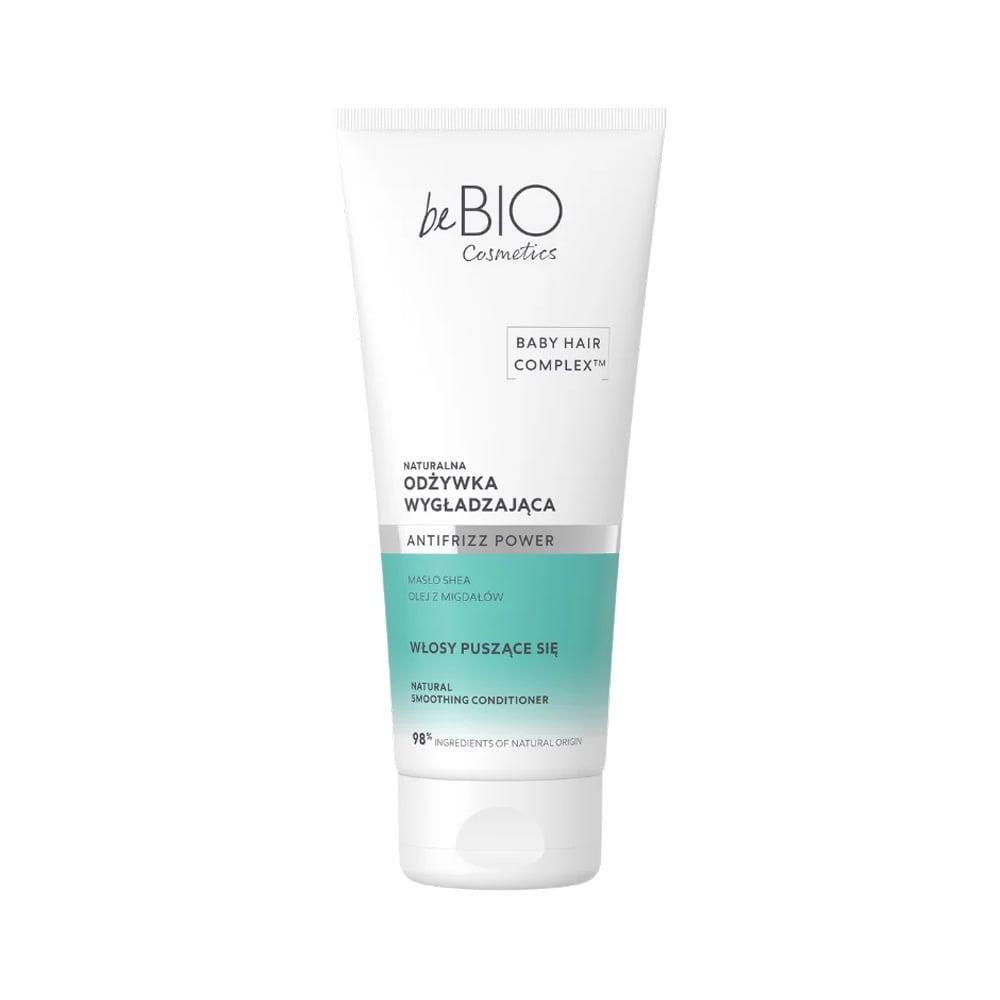 Розгладжувальний кондиціонер для волосся beBIO Baby Hair Complex Antifrizz Power Natural Smoothing Conditioner, 200 мл