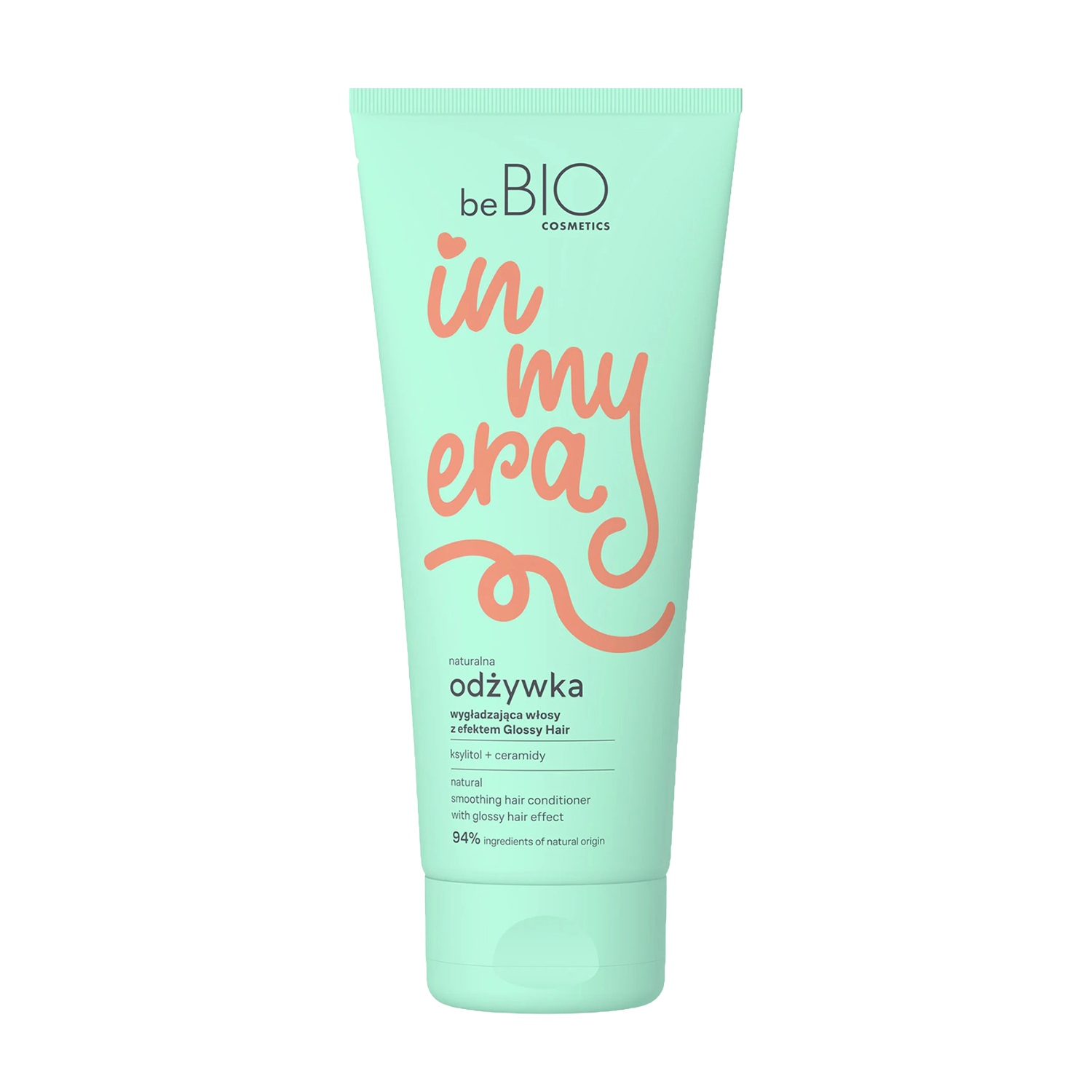 Розгладжувальний кондиціонер для волосся beBIO In My Era Natural Smoothing Hair Conditioner з ефектом блиску, 200 мл